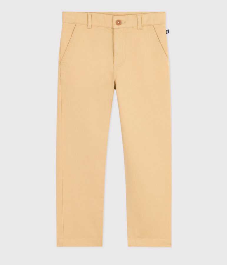 Kinder-Hose aus Chino f&uuml;r Jungen beige