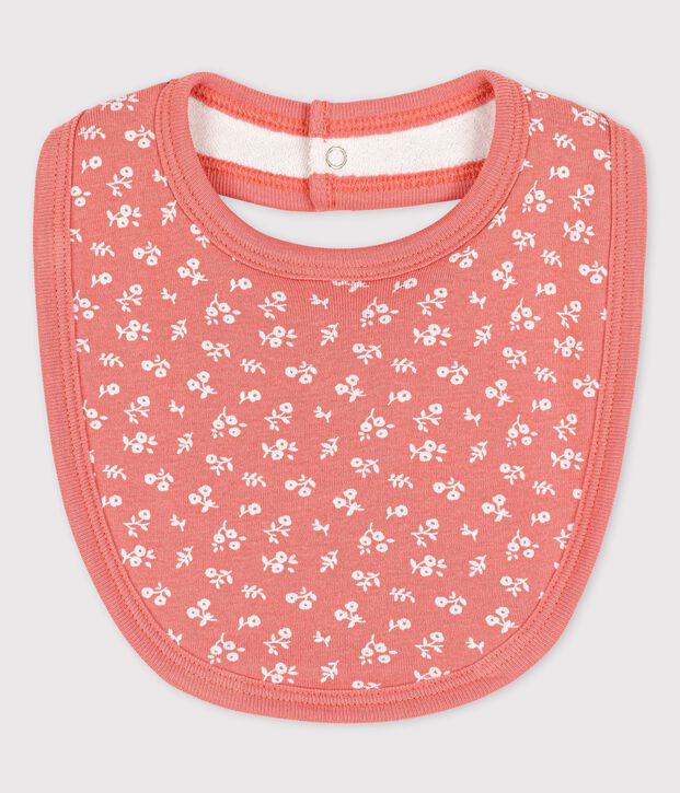 Baby-L&auml;tzchen aus Bio-Baumwolle rosa/weiss