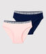 2er-Set Sport-Slips aus Bio-Baumwolle für Mädchen