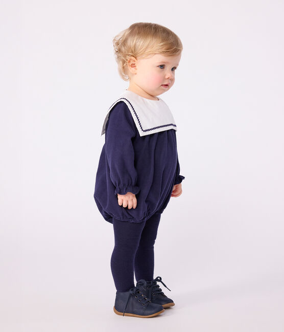 Baby-Kurzoverall aus Baumwolle mit Matrosenkragen SOIR
