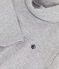 Kinder-Rollkragenshirt aus Baumwolle grau FUMEE CHINE
