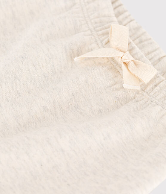 Babyhose aus dickem Jersey beige MONTELIMAR CHINE