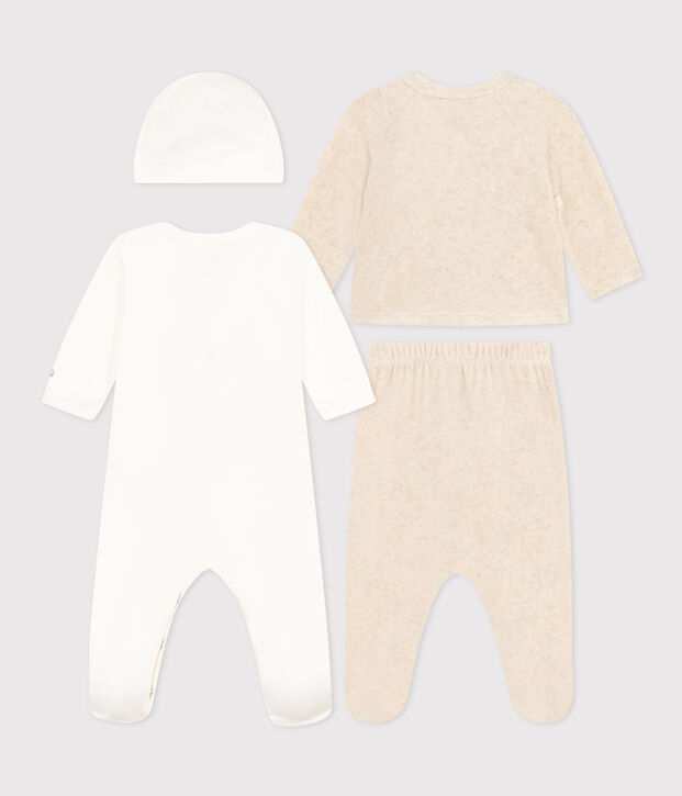 4-teiliges Baby-Set aus Baumwolle vielfarbig