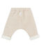 Gefütterte Unisex Baby Hose beige CREAMY CHINE