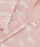 Kinderpyjama aus Baumwolle mit Wolken-Printmotiv SALINE/ MARSHMALLOW