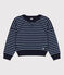 Kinder-Sweatshirt aus Baumwolle für Mädchen/Jungen blau SMOKING/ SKY CHINE