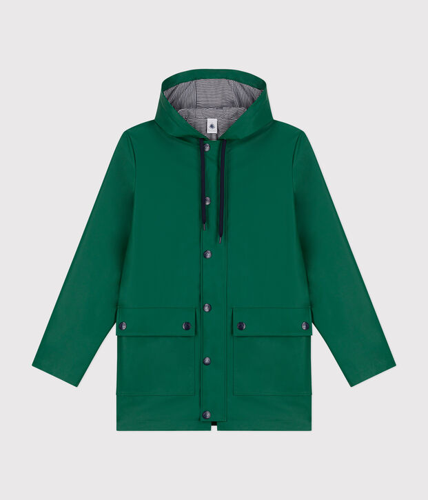 Ikonische Regenjacke f&uuml;r Damen und Herren gr&uuml;n