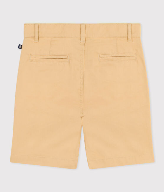 Kinder-Bermudashorts aus Baumwoll-Kattun für Jungen beige FACILE