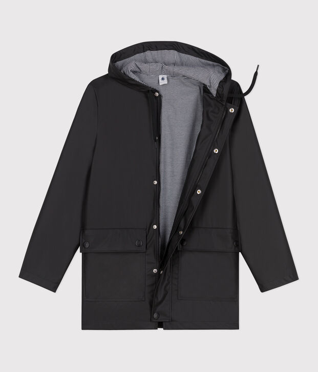 Ikonische Regenjacke Damen/Herren schwarz
