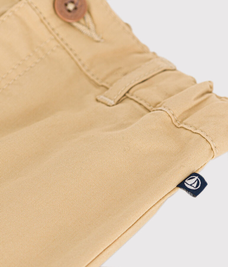 Baby-Shorts aus Serge beige FACILE