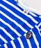 Langärmeliges Kinder-Unisex Streifenshirt aus Baumwolle blau PERSE/weiss MARSHMALLOW