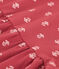 Kurzärmeliges Babykleid aus bedruckter Baumwolle rosa PAPI/beige AVALANCHE