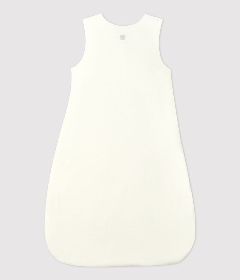 Baby-Schlafsack aus Bio-Baumwoll-Velours mit H&auml;schen-Motiv weiss