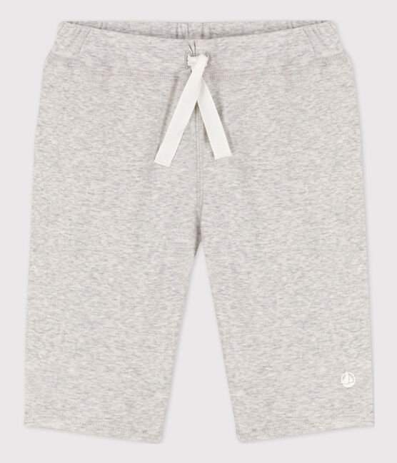 Kinder-Bermudashorts aus Baumwolle für Jungen grau BELUGA CHINE
