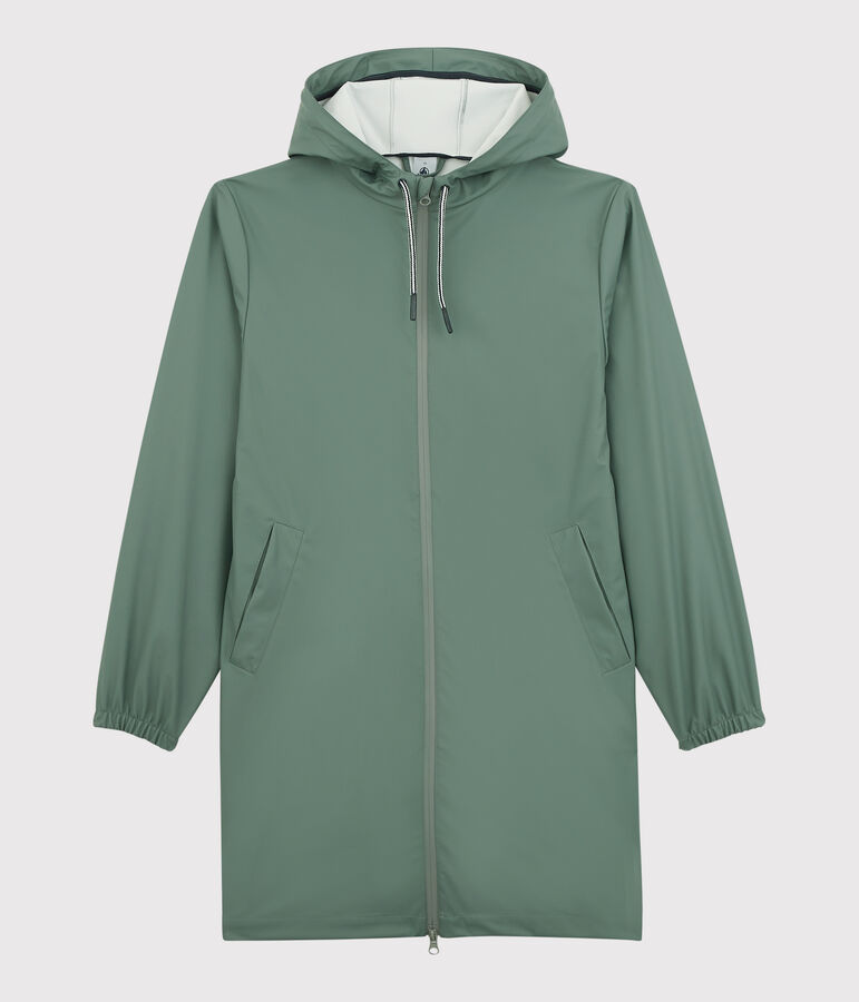 Leichte Regenjacke aus recyceltem Material gr&uuml;n
