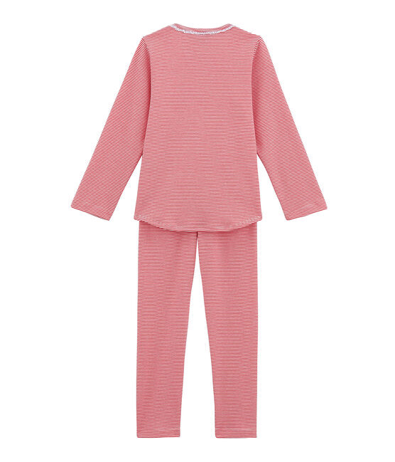 Mädchen Schlafanzug rosa IMPATIENCE/weiss MARSHMALLOW