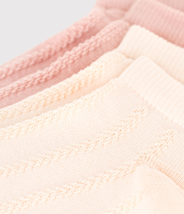 2er-Set einfarbige Kindersocken aus Baumwolljersey vielfarbig