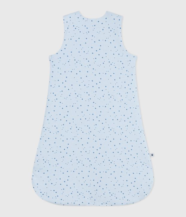 Babyschlafsack aus Baumwolle mit Sternmotiv TOG-Wert 1,5 blau/blau
