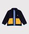 Kinder-Jacke aus Sherpa im Colorblock SMOKING
