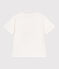 Kurzärmeliges Kinder-T-Shirt aus bedruckter Baumwolle weiss MARSHMALLOW
