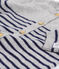 Langer Baby-Overall aus 100% Kaschmir grau SUBWAY/blau SMOKING