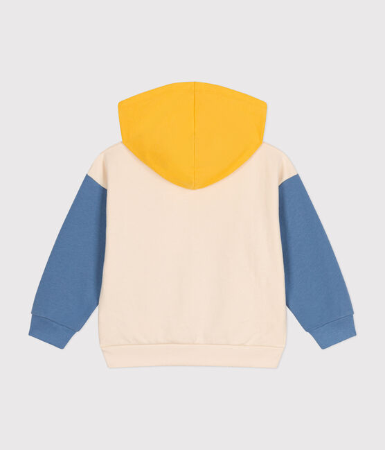 Kinder-Sweatshirt mit Kapuze aus Molton für Jungen weiss AVALANCHE/ MULTICO