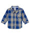 Baby Jungen Karohemd blau LIMOGES/weiss MULTICO
