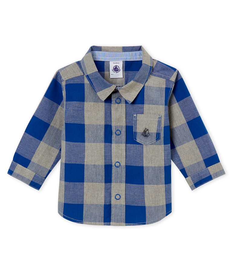 Baby Jungen Karohemd blau/vielfarbig