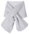 Baby-Schal, unisex mit Fleecefutter grau SUBWAY/weiss MARSHMALLOW