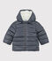Gesteppter Baby-Anorak blau SMOKING/weiss MARSHMALLOW