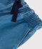Kinder weite-Hose aus leichtem Denim für Mädchen blau DENIM CLAIR