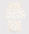 2-teiliges Baby-Set aus Baumwolle, Bluse und Bloomer mit Blumenmuster MILK/ MULTICO