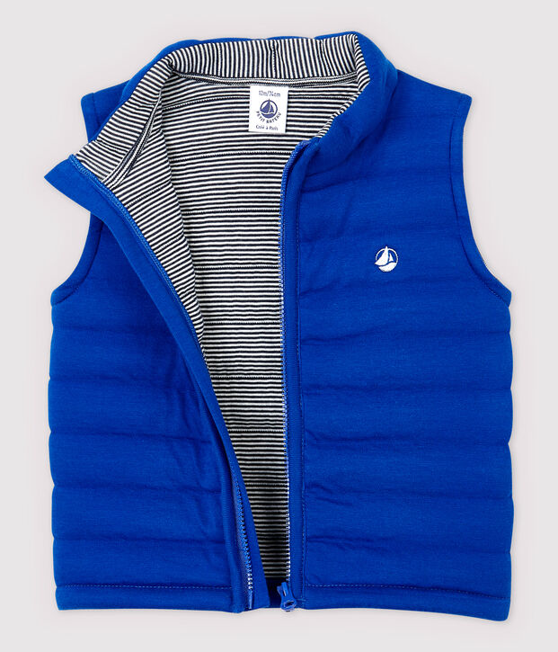 &Auml;rmelloses Baby-Blouson f&uuml;r Jungen blau