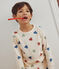 Kinderpyjama aus Baumwolle mit Herz-Printmotiv weiss AVALANCHE/ MULTICO
