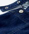 Kinder-Latzkleid aus Denim für Mädchen blau DENIM BLEU FONCE