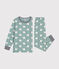 Kinder-Pyjama aus aufgerautem Molton mit Schafen PAUL/ MULTICO