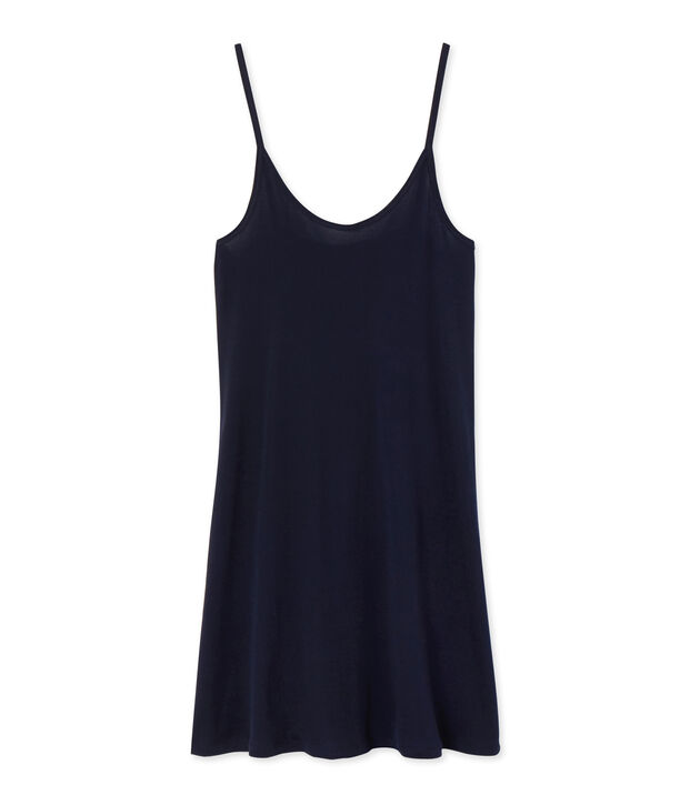 Chemise &agrave; bretelles femme en coton l&eacute;ger blau