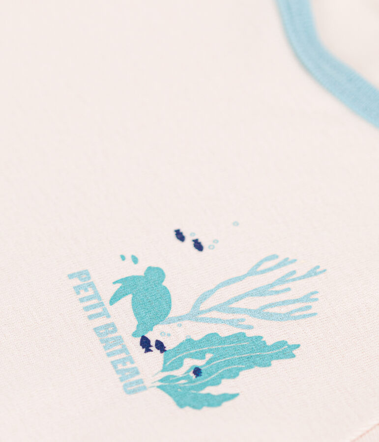 Kurz&auml;rmeliges T-Shirt f&uuml;r Kinder aus Baumwolle beige