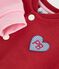 Zweifarbiger Baby-Teddy aus Baumwolle rosa/rosa
