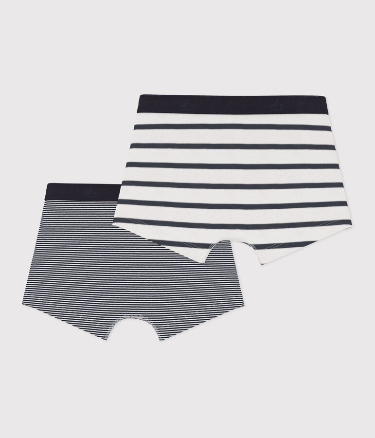 2er-Set gestreifte Boxershorts f&uuml;r Jungen vielfarbig