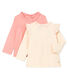 2er-Set langärmelige Baby-T-Shirts für Mädchen