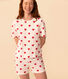 Kurz-Pyjama aus Baumwolle für Damen