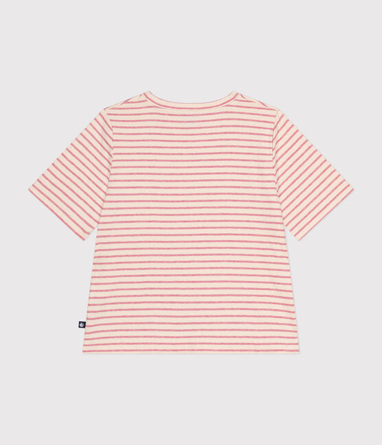 Damen-T-Shirt "Le Boxy" aus Doppejersey rosa AVALANCHE/ ROSELINE