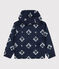 Kinder-Windjacke aus recycltem Material blau MEDIEVAL/weiss MARSHMALLOW