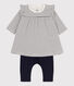 Baby-Leggings-Kleid mit Streifen für Mädchen