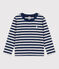 Langärmeliges Kinder-T-Shirt aus Baumwolle für Jungen blau MEDIEVAL/ FUMEE