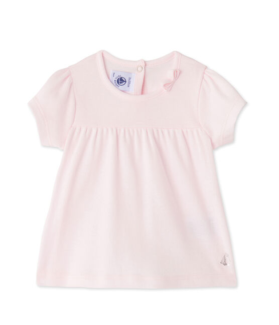 Baby-Mädchen-T-Shirt rosa Vienne