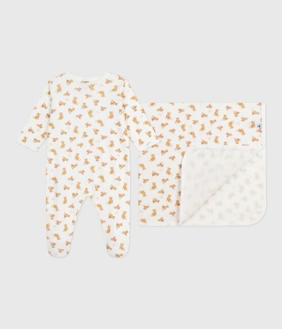 Baby-Geschenkset aus Baumwolle mit Leoparden-Motiv variante 1