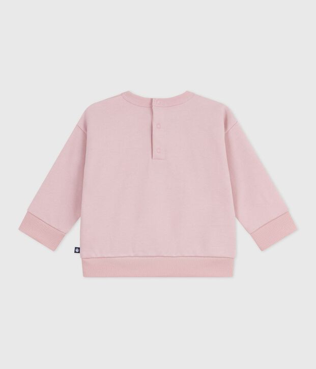 Baby-Sweatshirt aus Baumwolle mit Petit Bateau-Stickerei JOLI
