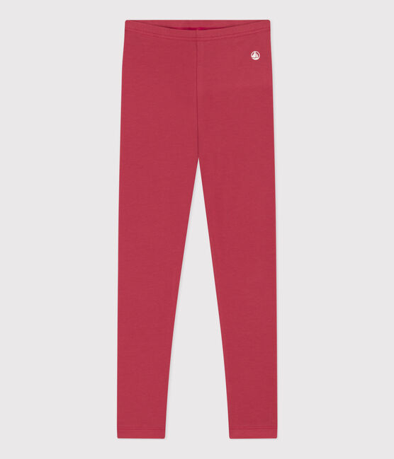 Kinder-Leggings aus Jersey-Elastan für Mädchen rosa PAPI